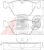 BMW 34112282555 Brake Pad Set, disc brake